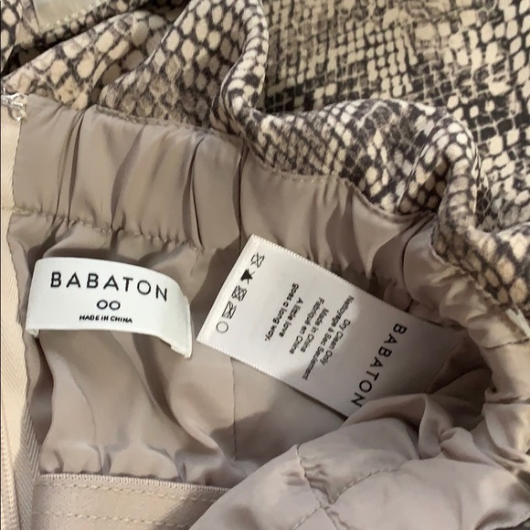 Babaton x Artizia flutter snake print jumpsuit 00 - Picture 4 of 6